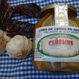 LOMO ORZA FRITO CON ACEITE DE OLIVA VIRGEN EXTRA EMBUTIDOS PEÑOLITE