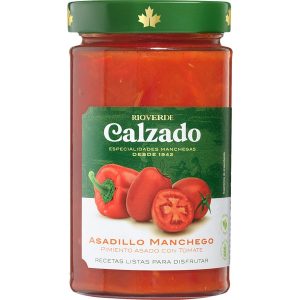 CALZADO Asadillo manchego pimiento asado y tomate